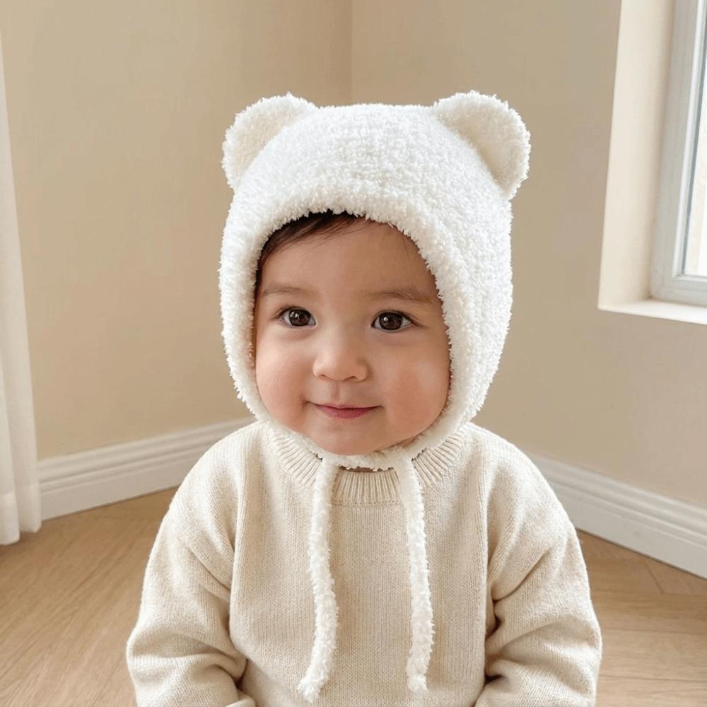 Cat Ear Baby Beanie Cap Breathable Toddler's Knitted Hat Outdoor Activities