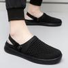 Women Slippers Casual Men Color Sandals Backless Summer Slip On Clogs Black Lightweight Couple Beach Shoes Large Size
