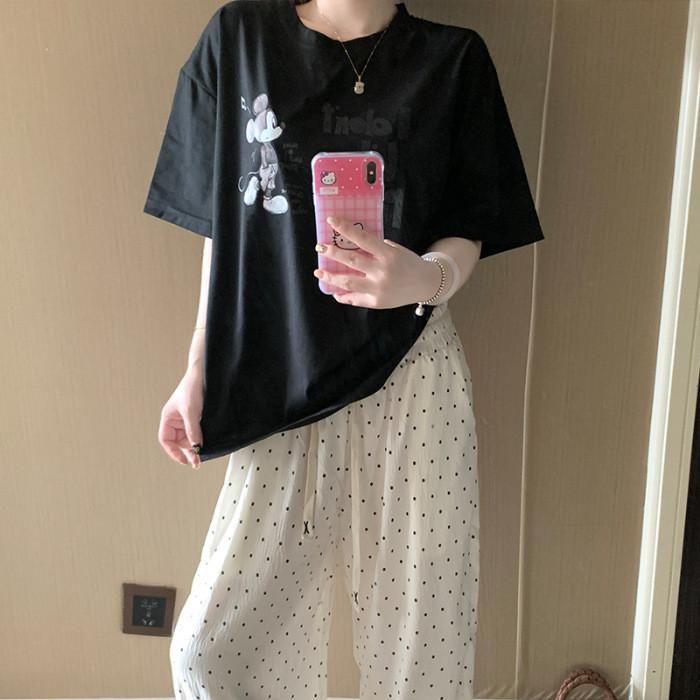 Cotton Sleepwear Set For Women Summer Comfort Lounge Casual