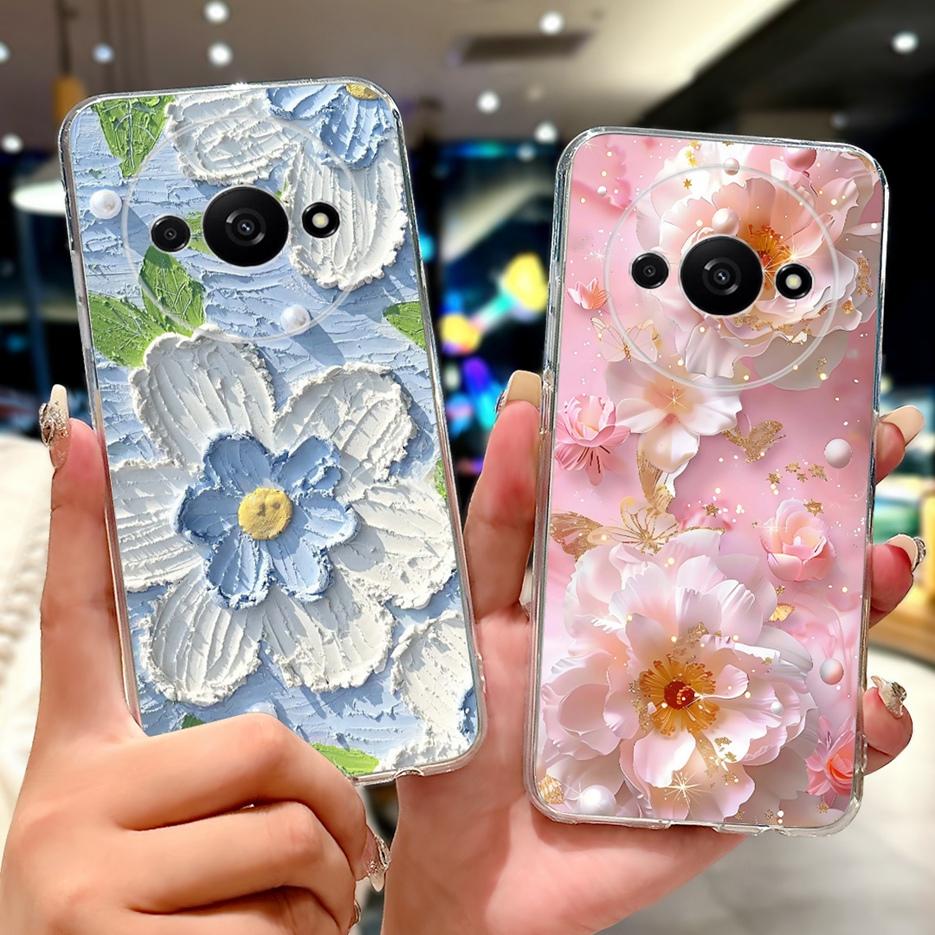 Für Xiaomi Redmi A3 A3x A4 Hülle RedmiA3 Pro Stilvolles Bemaltes Cover Weiche Dünne Handyhülle Für Xiaomi Redmi A3 Pro A3x RedmiA4 Schale