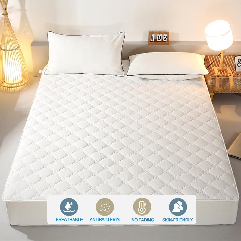 Star El Quality Mattress Cover – Top Layer Yarn-Dyed Washed Cotton,Soft, Breathable For Lasting Comfort,Hypoallergenic