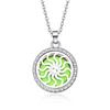 In-Stock Aromatherapy Hollow Diamond Pendant Necklace