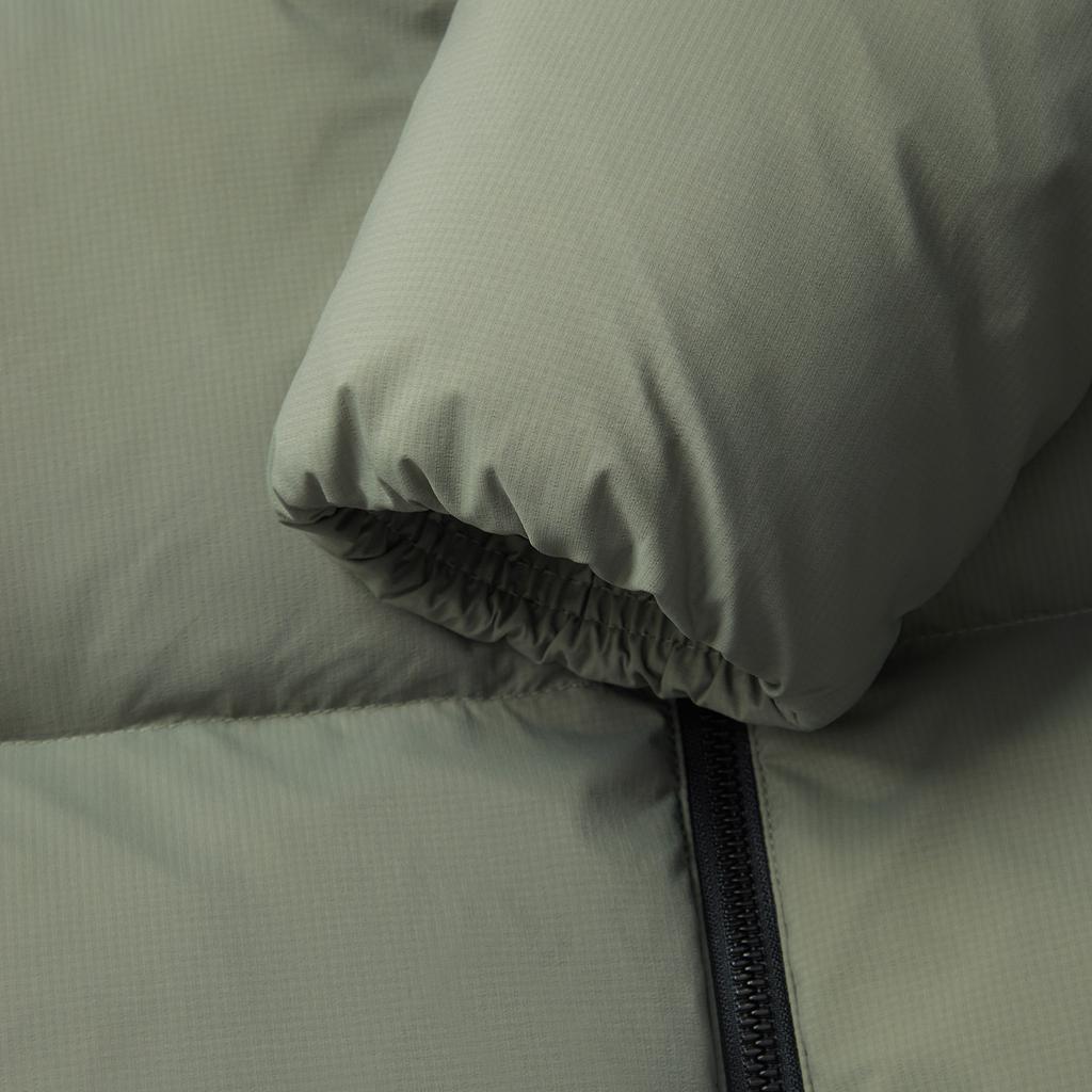 Li-Ning Hot Pot Down Jacket Series Water-Resistant Solid Color Hooded Zipper Breathable Comfortable Short Winter Down Jacket Men Jackets AYMU259-1