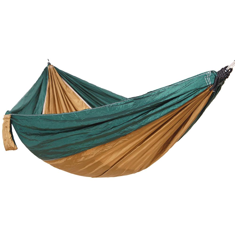 Portable Nylon Parachute Camping Hammock Swing Chair (Single/Double)