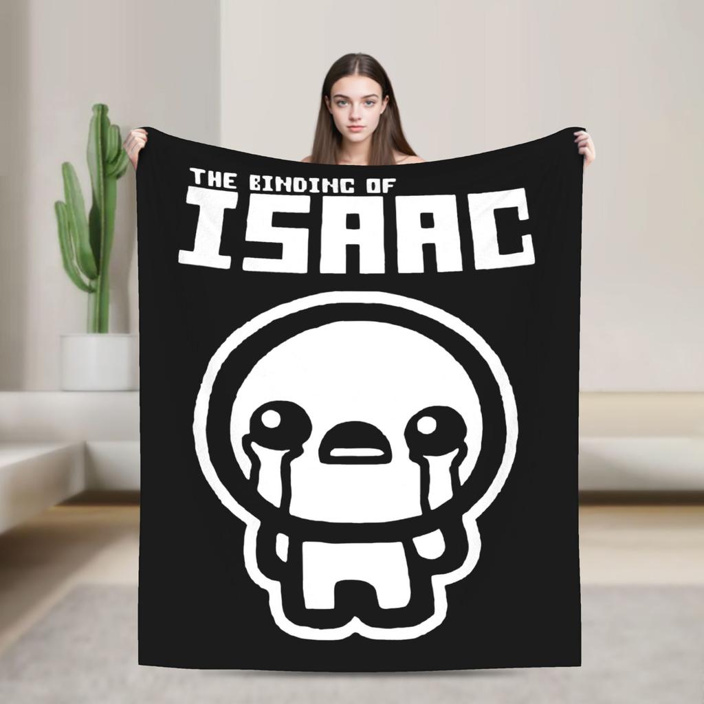The Binding of Isaac Characters Blankets Flannel Funny Warm Throw Blanket for Bedroom Autumn/Winter Travel