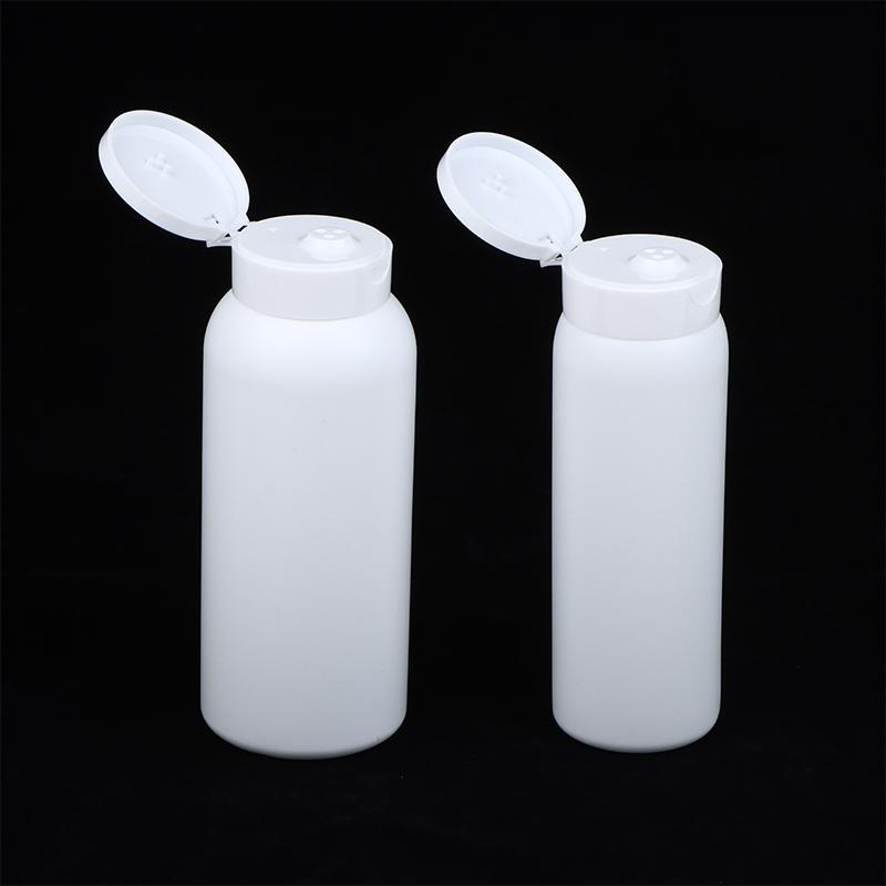 1 Pcs 30G 50G 100G White Talcum Powder Bottle Refillable Cosmetic Powder Dispenser Plastic Powder Container Empty Pots Bottles