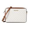 PVC Shoulder Bag Large Women's Vanilla & Oak 35F8GTTC3B-VANILLA ACORN
