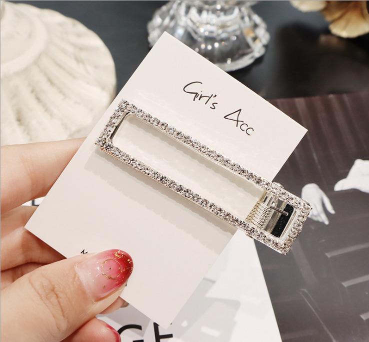 

Роскошные заколки для волос с жемчугом и кристаллами, модные геометрические заколки-клипсы в форме капли воды, прямоугольника, утиного клюва для женщин и девушек, аксессуары для волос