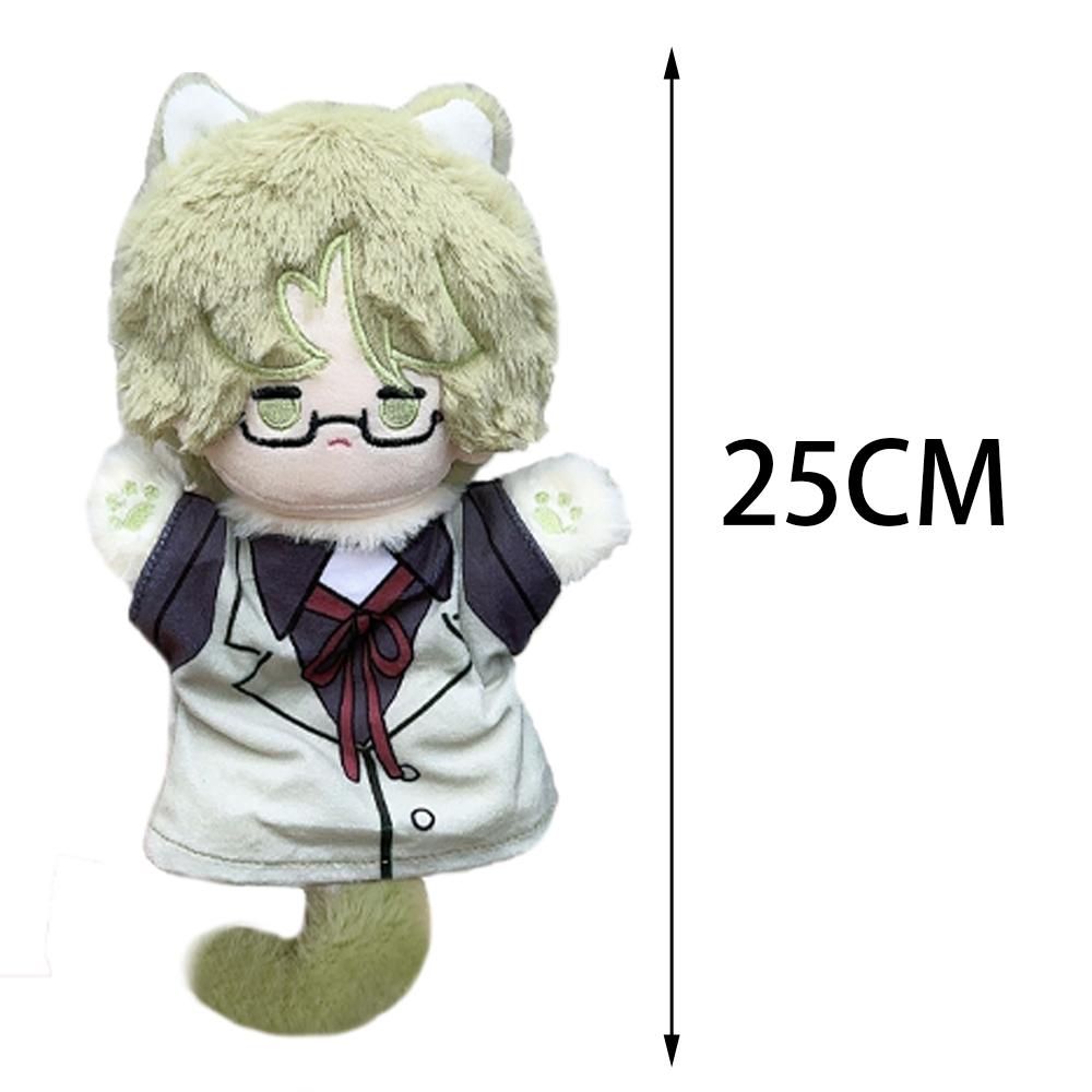 

25CM BSD Nakahara Chuuya Dazai Akutagawa Ryunosuke Nakajima Atsushi Kunikida Ranpo Anime Cotton plush toy Hand Puppets Body doll