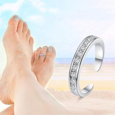 Adjustable Opening Foot Ring Toe Joint Ring Fashion Open Toe Cuffs Foot Rings Toe Joint Rings Rings