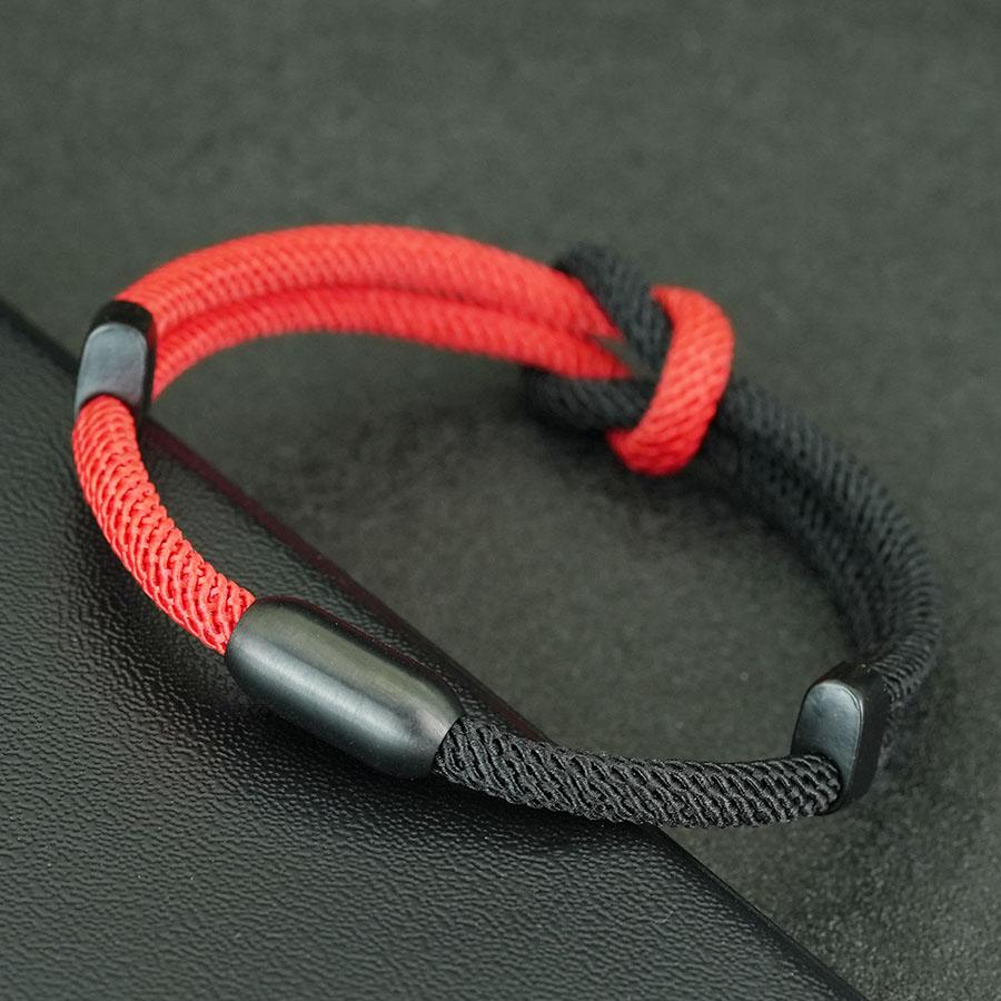 Trendy Men Bracelet Sliding Adjustable Stainless Steel Magnetic Clasp A Grade Rope Wristband Boyfriend Hand Accessories Hombre