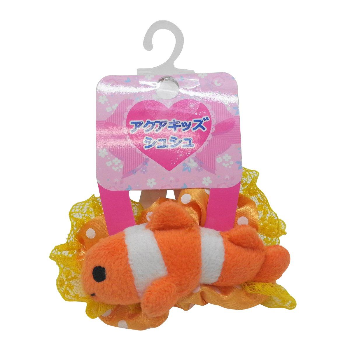 Aurora World Aquakids Scrunchie Clownfish Plush Toy