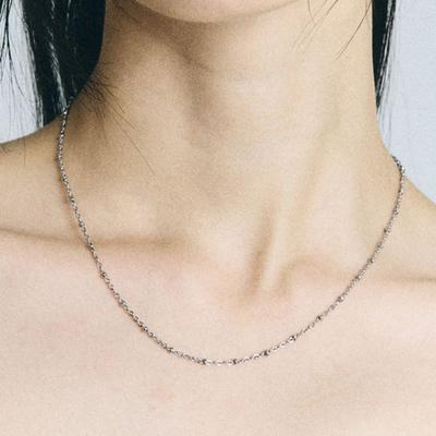 SCALETTO SCU004 Meteor Bead Chain Necklace