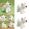 Plush West Highland Terrier Dog Toy With Super Soft Short Pile For Kids And Collectors