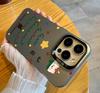 Applicable to Apple 11/11pro mobile phone case simple Xiaomi large hole colored silver Huawei autumn and winter mate line Christmas tree