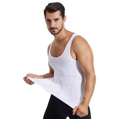 Men's Shapewear Stoking Musim Raya Slimming Body Corset Baju Melayu Lining Vest Shirt Body Shaper Lift Body Singlet