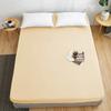 High Quality Fitted Sheet Multiple Colors Super Soft and Breathable Mattress Covers Protector Sofa Cover Single/Double Bed Sheet Solid Color Bed Cover