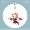 Anime Demon Slayer Keychain Acrylic Pendant Cartoon Accessory Dropshipping Support Custom Bulk Order Gift for Fans