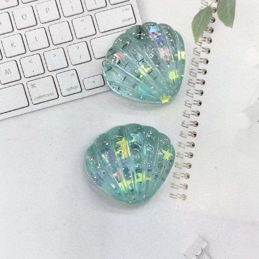 DIY Resin Sequin Imitation Shell Phone Case, Shoe Buckle, Storage Box & Ornament Supplies