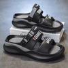 Sandals men's summer new trend outdoor deodorant beach shoes men's casual driving soft-soled non-slip sandals