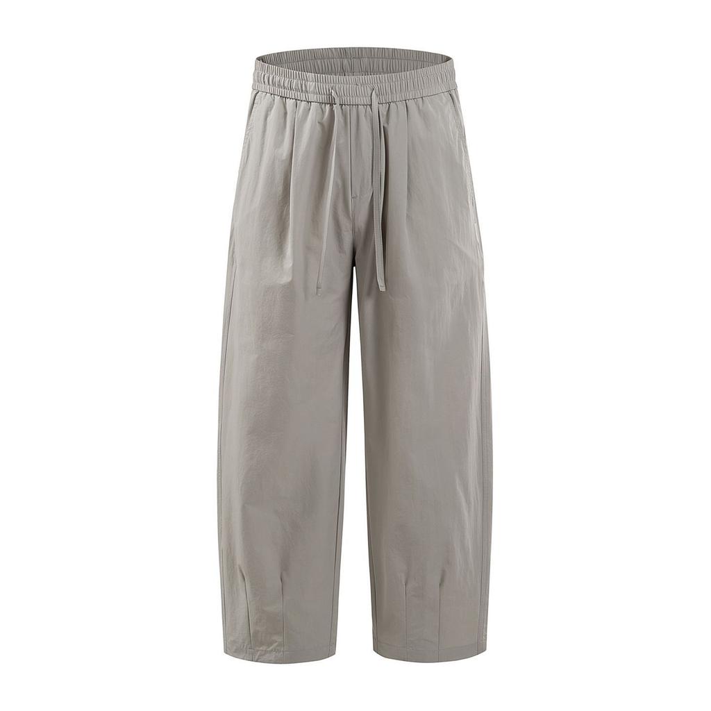 American retro trendy brand outdoor sports and leisure nine-point pants for men's spring and summer new loose wide-leg straight pants for men