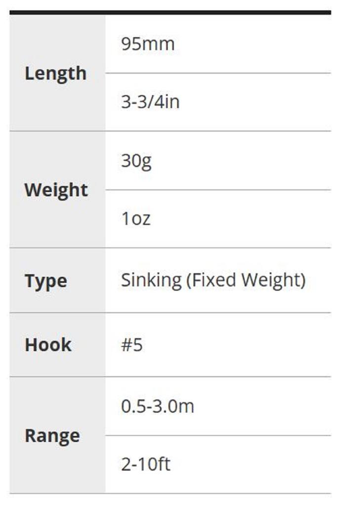 DUO Beach Walker Wedge 95 mm 30 grammes Leurre Coulant SMA0487 (9063)