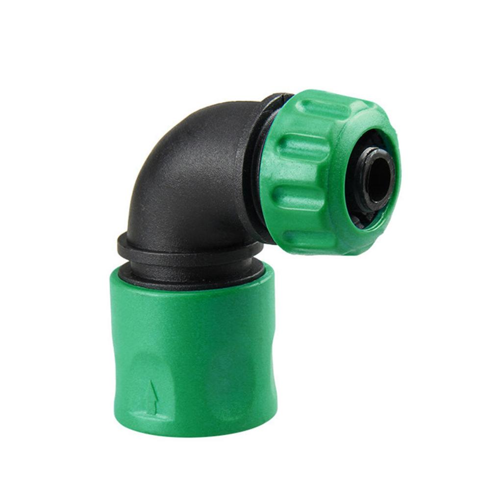 ABS Garden Water Connector Soft Water Pipe Elbow Faucet Joint Garden Irrigation Hose Rapid Connection Adapter