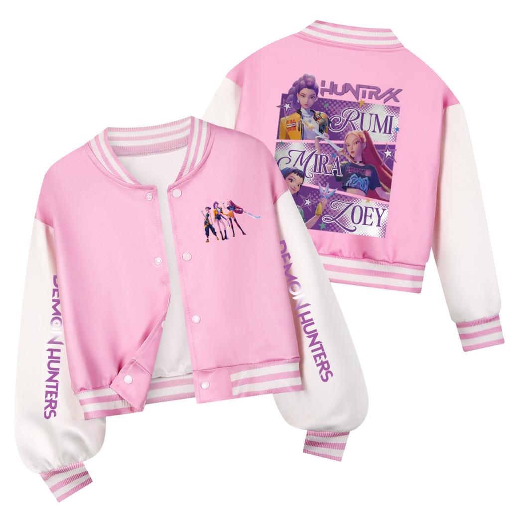 Conjunto de Uniforme de Béisbol Corto Infantil Kpop Witch Hunters Primavera y Otoño