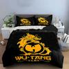 Drache Wu-Tang Bettwäscheset Bettwäsche Bettbezug Set Bettbezug Kissenbezüge  (1 * Bettbezug 2 * Kissenbezüge, ohne Bettdecke)