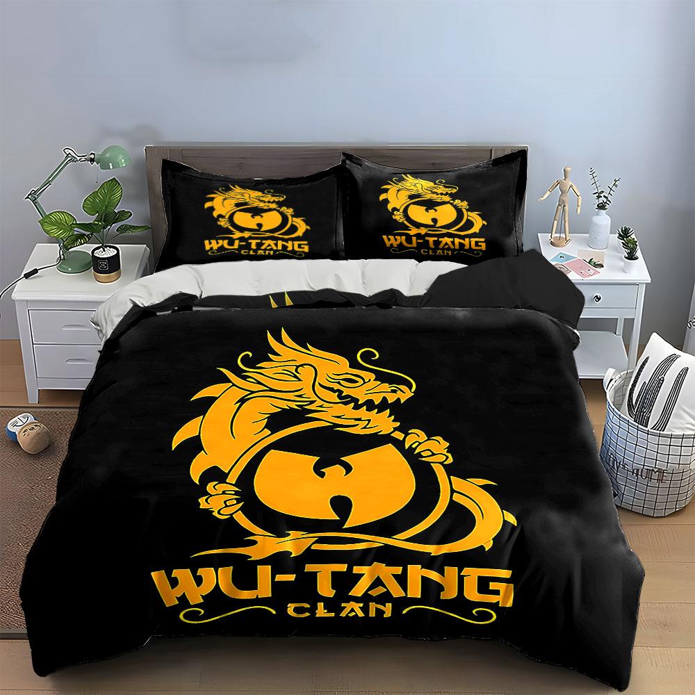 Drache Wu-Tang Bettwäscheset Bettwäsche Bettbezug Set Bettbezug Kissenbezüge (1 * Bettbezug 2 * Kissenbezüge, ohne Bettdecke)