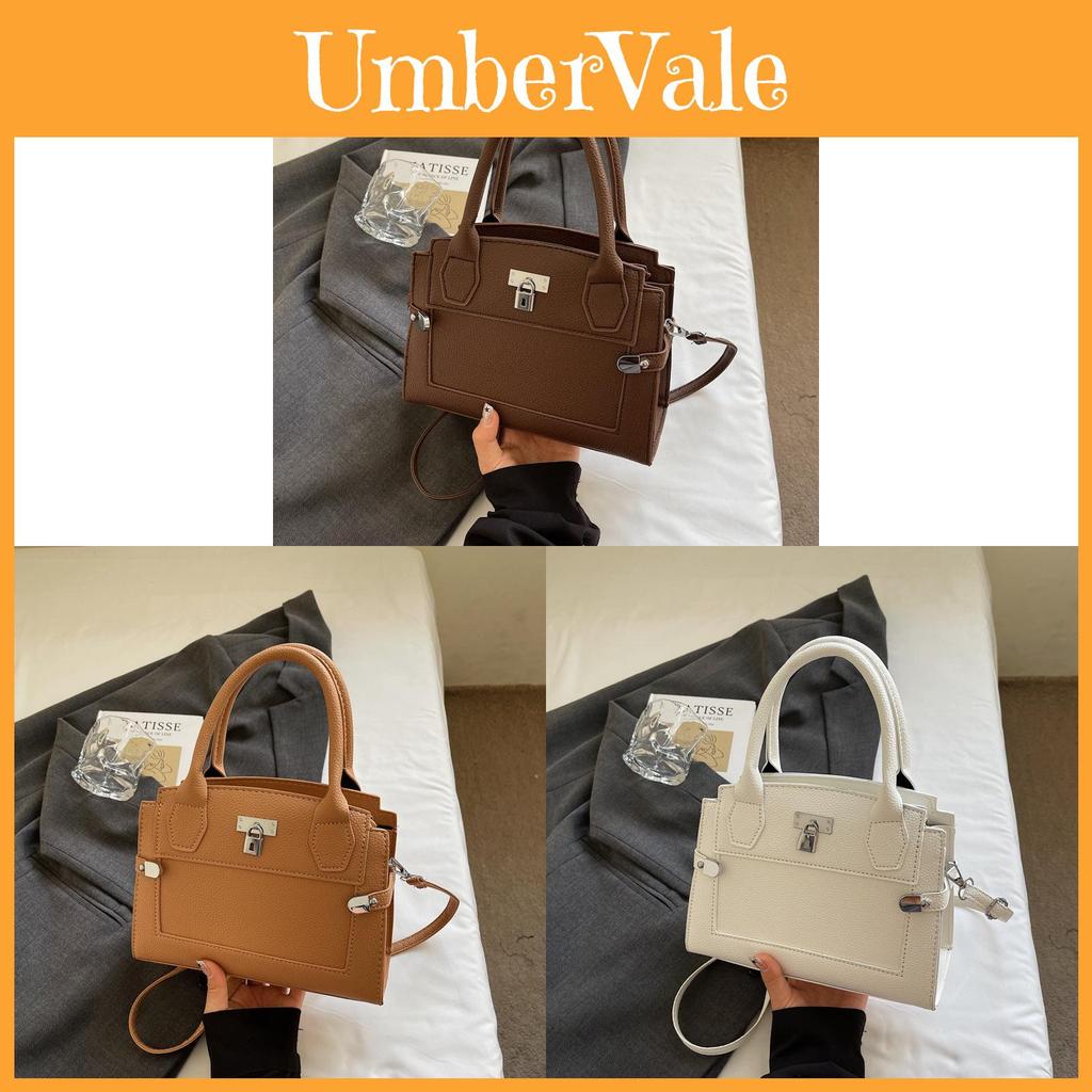 Handbag Woman Retro Pu Small Square Crossbody Bag For Daily Use