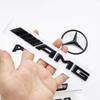 1pcs Black A45S Logo Turbo 4MATIC Badge Car Rear Star Sticker Trunk AMG Emblem For Mercedes Benz A 45S AMG W177 Accessories