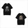 Summer Fashion Heavyweight Retro Men's Fun Skull Head 100% Cotton Printed Round Neck High Quality Casual Fitness Street T-shirt