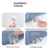2/4/6pcs invisible leg shortening clip, non-slip pants edge clip, used for anti-drag pants hem fixing device, seam-free hidden