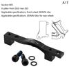 Adattatore Supporto Pinza Freno a Disco 140mm 160mm 180mm 203mm Adattatore Rotore Freno a Disco per Bicicletta con Bulloni