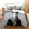 3D Printed David Bovie Singer Bedding Set for Boys Girls Duvet Cover And Pillowcase Twin Queen King Full Single Double Sizes