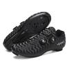 Chaussures de cyclisme pour homme avec compatibilité de cale Route VTT Vélo de montagne Semelle rigide Antidérapant Respirant Léger Soutien