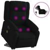 VidaXL Electric Massage Recliner Chair Black Fabric 3205240