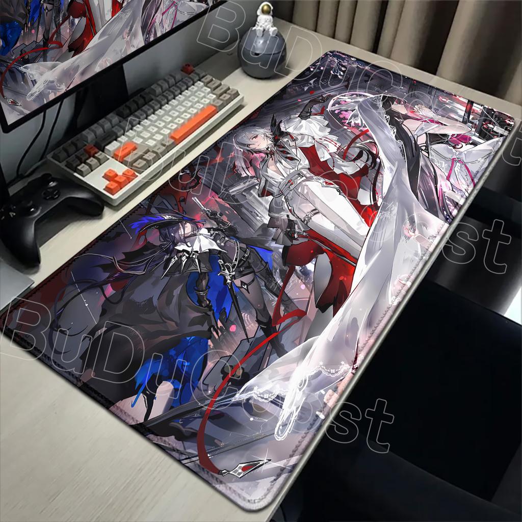 New Cool Wallpaper Genshin Impact Arlecchino Mousepad PC Laptop Gaming Accessories Mousepad Desk Mat Computer Gamer Keyboard Rug
