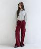 OIOI COLLECTION Corduroy Cargo Pants [Burgundy]