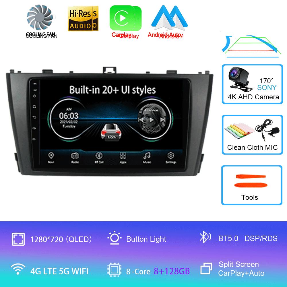 Android 14 Carplay Auto Radio Auto Pentru Toyota Avensis T27 2009 2010 2011 2012-2015 Navigație GPS Player Multimedia DSP Stereo 4G