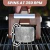 Yousheng Electric Grill Brush Roller 350RPM Portable Spinning Roller Stainless Steel Drum Wireless BBQ Cleaner Accessory for Grills