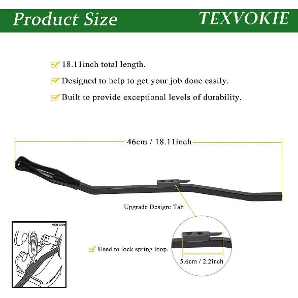 5081 S-Cam Air Brake Spring Tool, Brake Shoes Installer Tool for Heavy Duty Tractors Trailers Diesel Drive Semi-Truck Replace Brake Shoe, Efficient