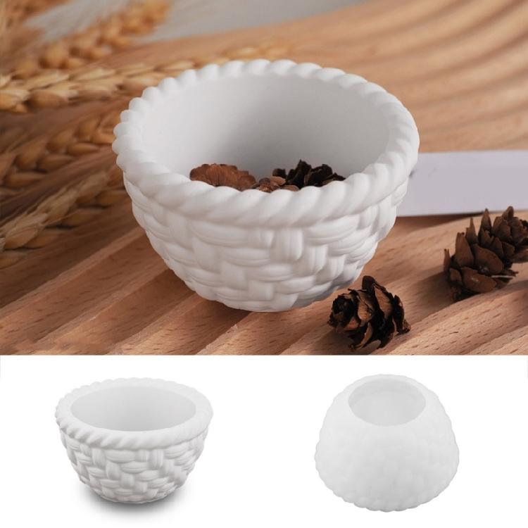 Candle Cup Molds Crafting Moulds Flower Basket Shape Succulent Planter Moulds Candle Holder Molds Candle Stand Molds
