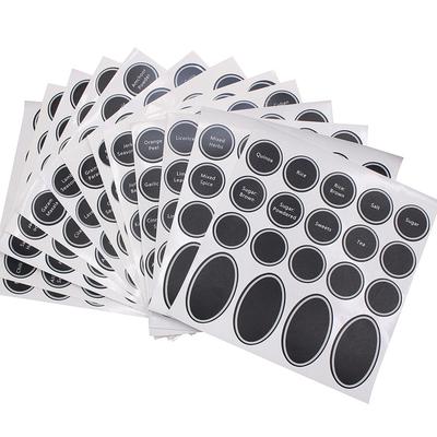 320+ Printed  Jar and Pantry Label Set Chalkboard Round Stickers  Labels