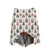 Women's Fashionable Oversized Knitwear Long-Sleeved Christmas Print Top