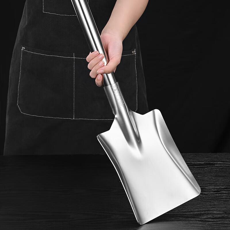 Man Sou Food-Grade Stainless Steel Stir-Fry Spatula