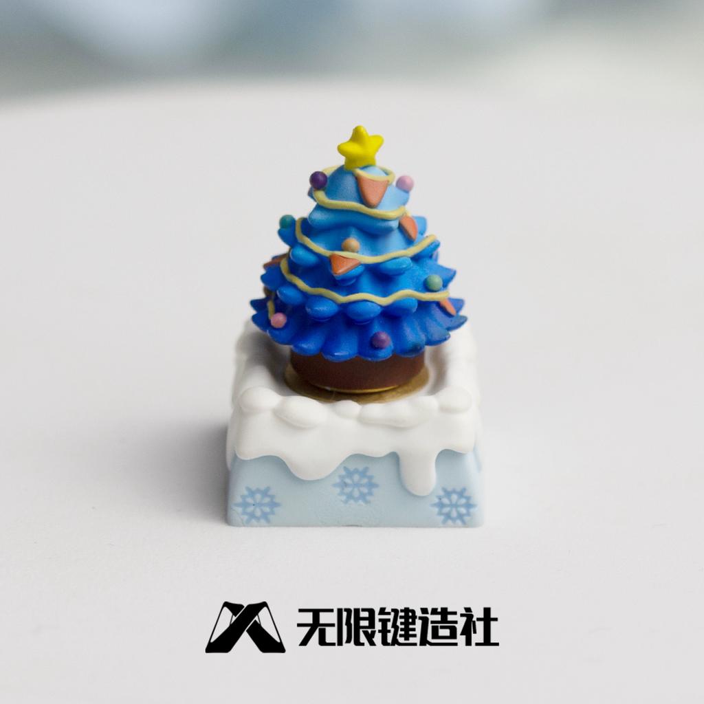 In-Stock Christmas Series Resin Keycap Creative Cute Custom Esc Keycap Mechanical Keyboard Decoration Surprise Gifts