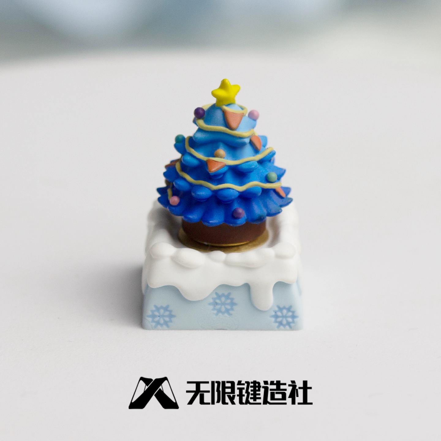 В наличии Рождественская серия Смоляная кейкап Креативная Милая Индивидуальная Esc Кейкап Механическая Клавиатура Украшение Подарок-Сюрприз