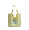 Canvas bag women's large capacity  new summer simple and versatile shoulder shopping bag college student tote bag